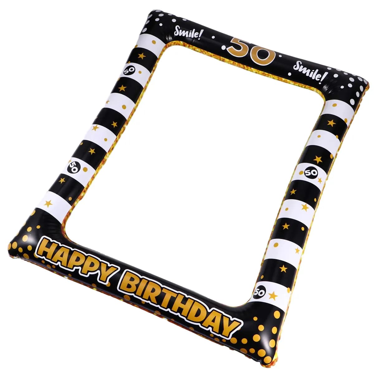 Cornice Gonfiabile per Foto del Primo Compleanno, Decorazione per Feste e Set Fotografico