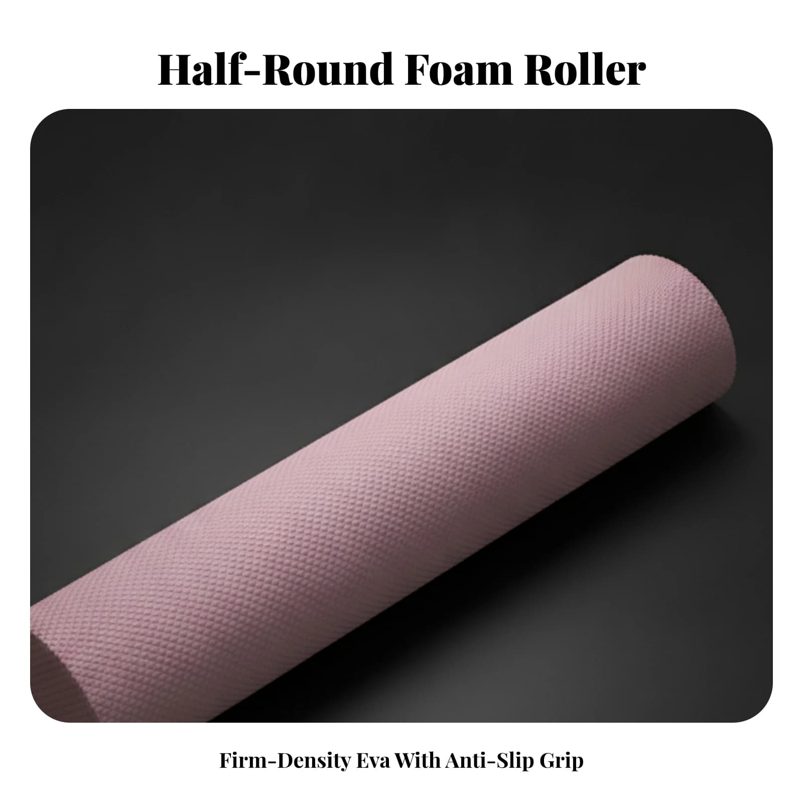 Half-Round Foam Roller Stable Half Round Foam Roller Fitness Equipment High-Density Textured for Yogis, Rehabilitation Training