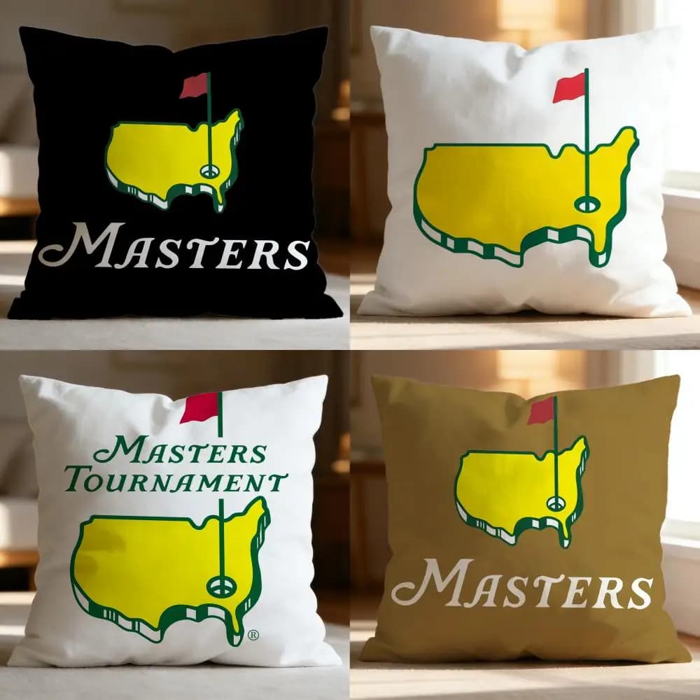 Fodera per cuscino Hot M-MMasters Golf con stampa, morbida e lavabile, multiuso per divano, letto, viaggi e ufficio