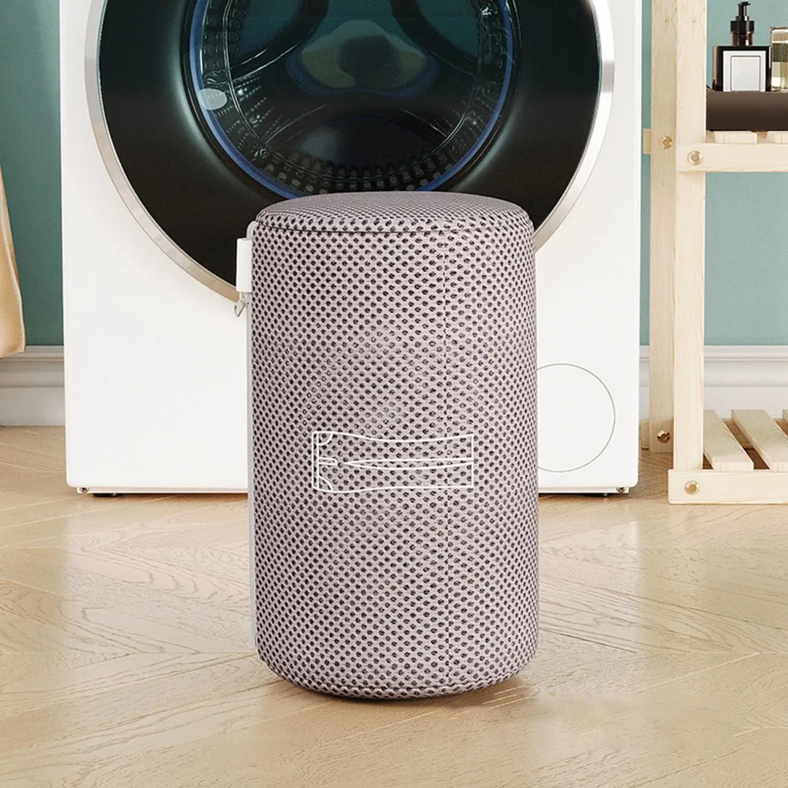 Mesh Laundry Bags 6 Pieces Anti-Knot Bra Protective Sack With Zipper Machine Washable Anti-Deformation Laundry Mesh Wash Bags