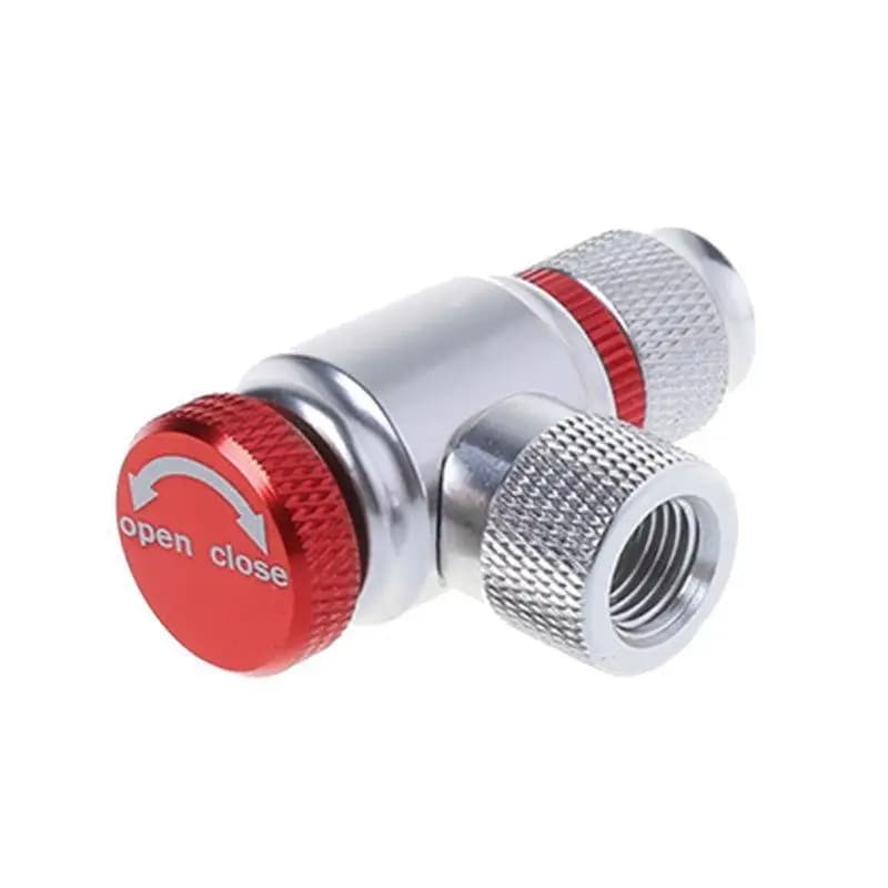 Pompa per Pneumatici Multiuso, Gonfiatore CO2 Portatile, Testina di Ricambio per Biciclette, Riempitore CO2 Durevole