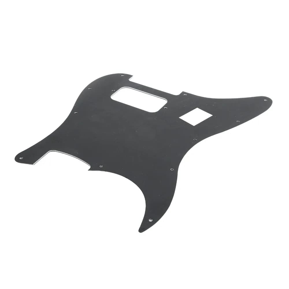 Plastic Material Electric Guitar Pickguard White/Black 3 Ply Guitar Pick Guard Plate 11 Hole Guitar Pickguard