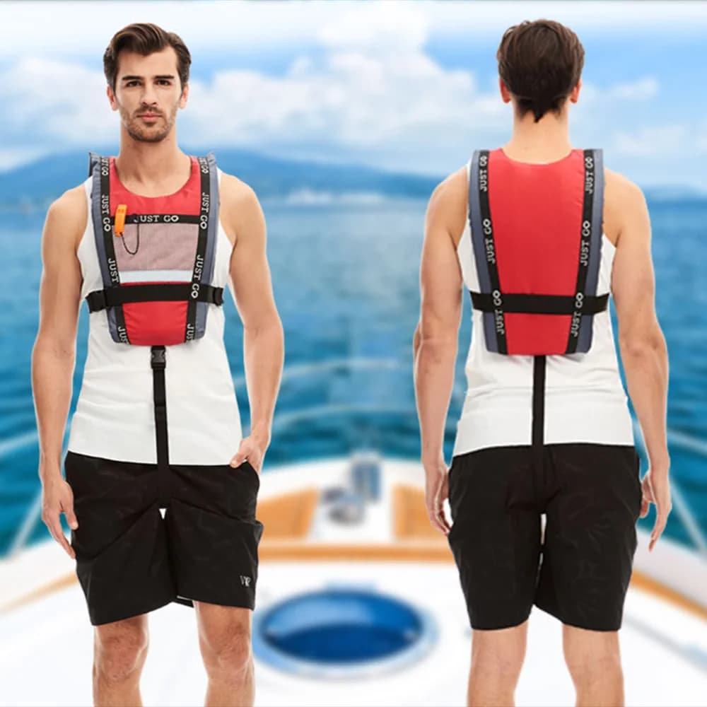 Giubbotto di salvataggio portatile per adulti giubbotto tascabile galleggiante per sport acquatici Kayak professionale pesca nuoto surf giubbotto di salvataggio di sicurezza 2022