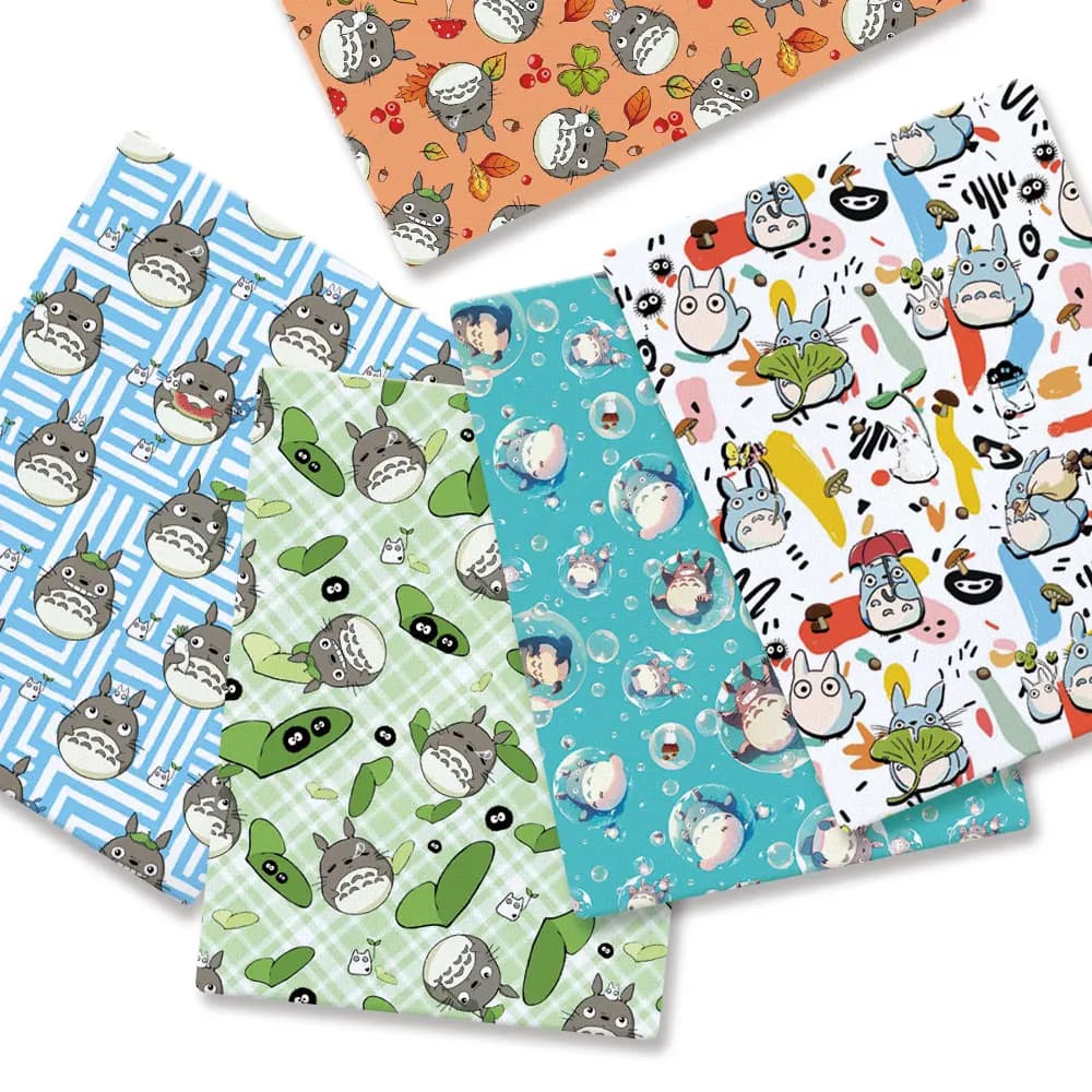 Tessuto del fumetto Hot DIY140 * 50cm Cucito fatto a mano Patchwork Quilting Vestito da bambino Casa Copriletto Tessuto stampato Tessuto Cucito Bambini Fabri