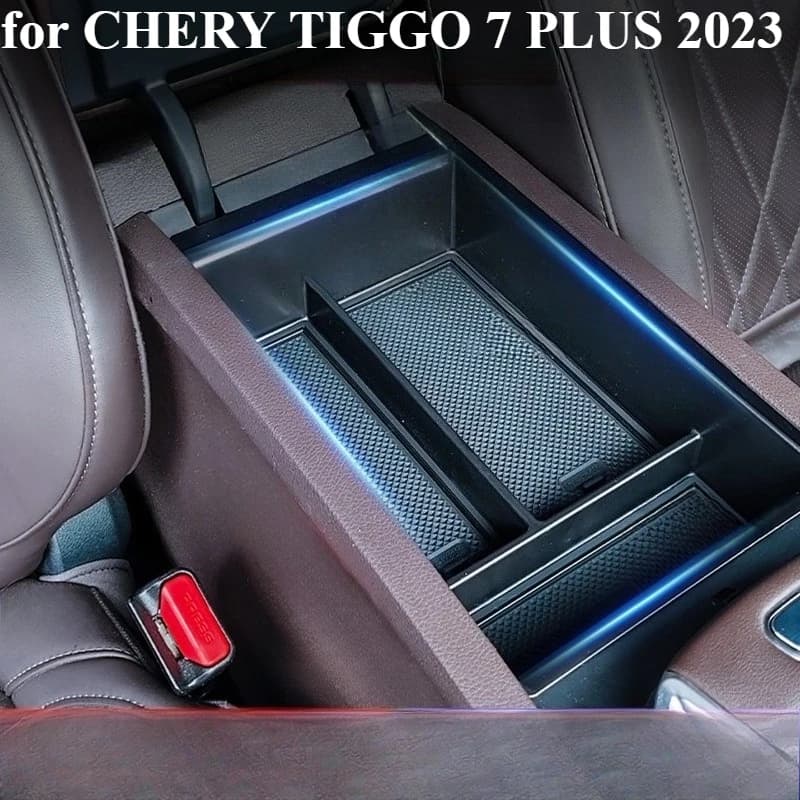 Scatola portaoggetti bracciolo auto per CHERY TIGGO 7 PLUS 2023 LHD Console vassoio contenitore organizzatore accessori interni