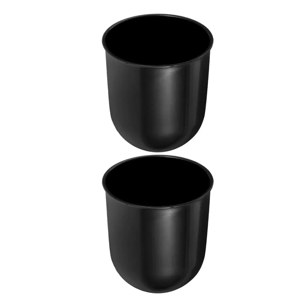 Set di 2 Portaspazzole per WC in Plastica, Design Compatto per la Pulizia del Bagno