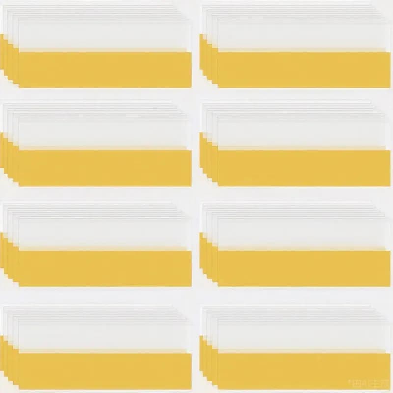 50 Pezzi Espositori Portaetichette con Clip per Prezzi, Supporti in PVC per Cartelli Pubblicitari