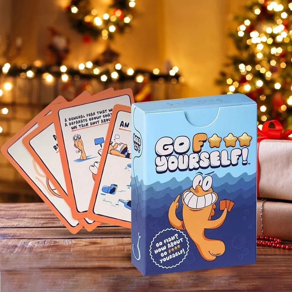 Go fuck yourself! Game of Definitive Cards for Adults, Secure Fun for Game Evenings, Party and Dating with Friends