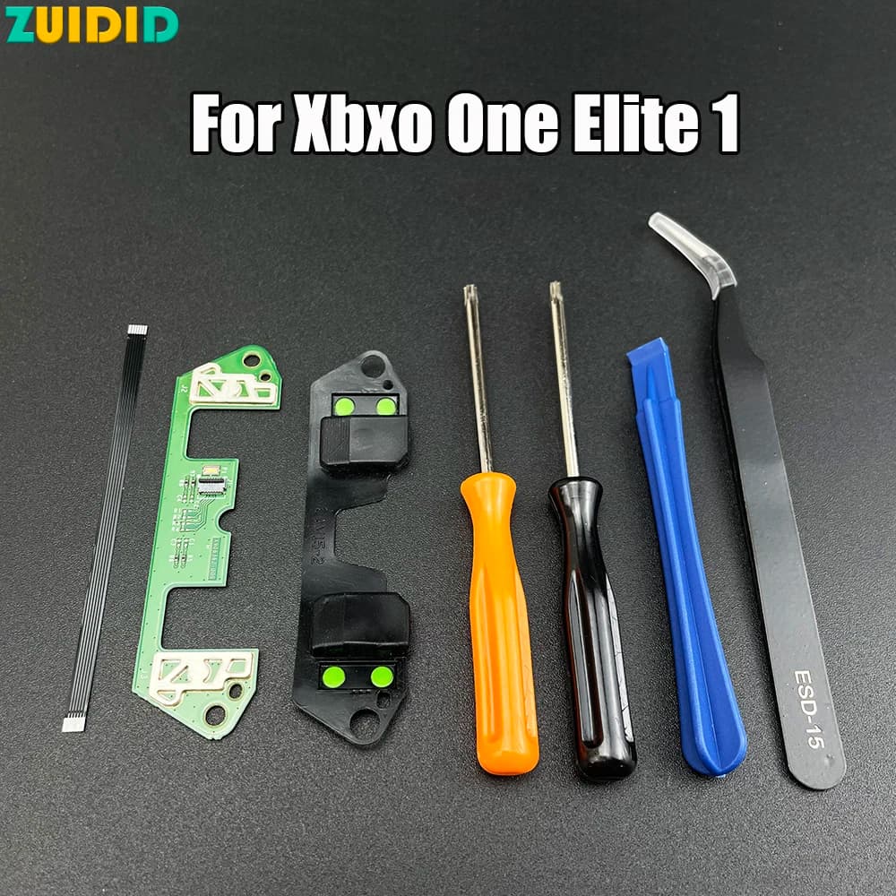 ZUIDID Pulsanti Posteriori per Controller Xbox One Elite Serie 1, Scheda PCB con Cavo Flessibile a Nastro