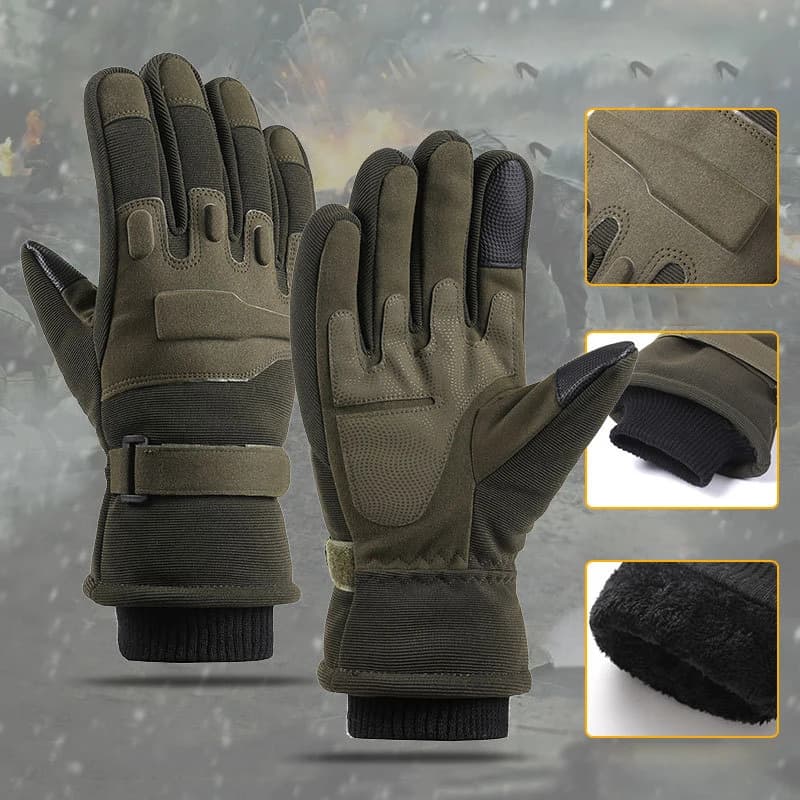 Tactical Cycling Gloves Men Women Touch Screen Protective Mat Warm Skiing Motorcycle Anti-Slip Training Fitness Thick Gloves