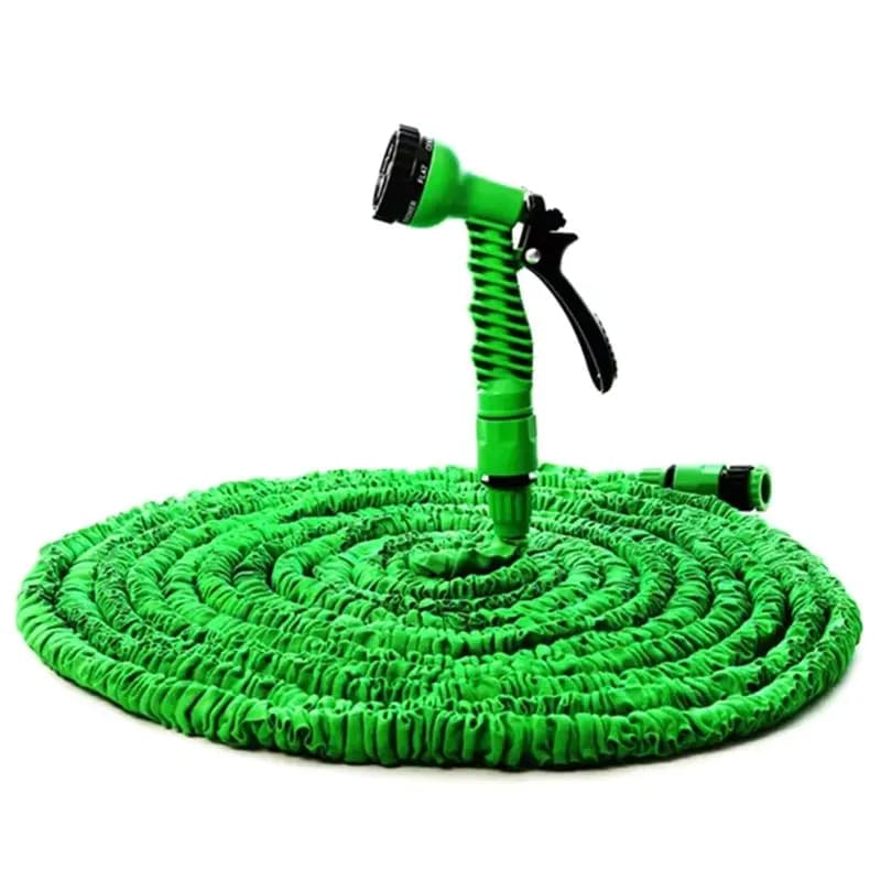 AT84 Extensible Garden Pipe, High Pressure Car Wash Tube with 7 Spraying Functions for Multiple Uses, 75 Foot