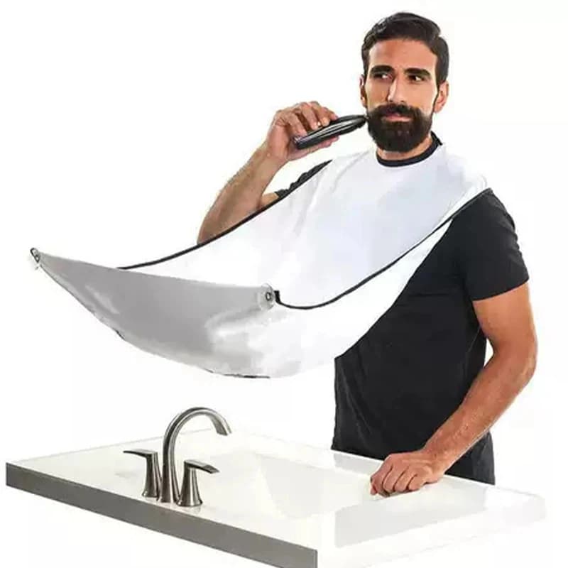 1/2/3/4 Pezzi Grembiuli da Barba e Cura Personale per Adulti, Uomini, per Rasatura, Pulizia e Parrucchieri, per Bagno e Barbiere