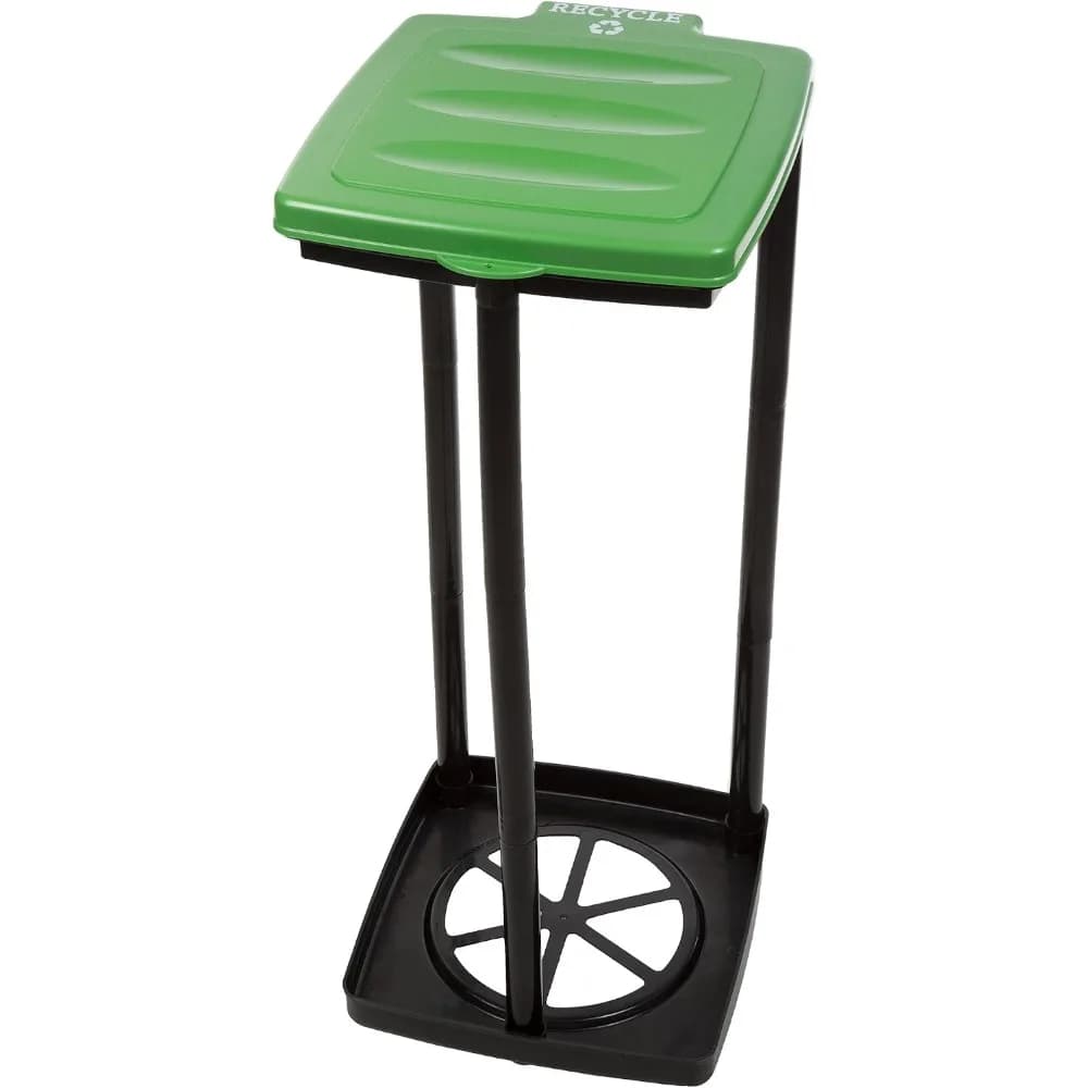 Portable Trash Bag Holder – Collapsible 13-Gallon Garbage Bin for Indoor/Outdoor Use, Camping, Recycling, and Parties – Durable Plastic Trash Can