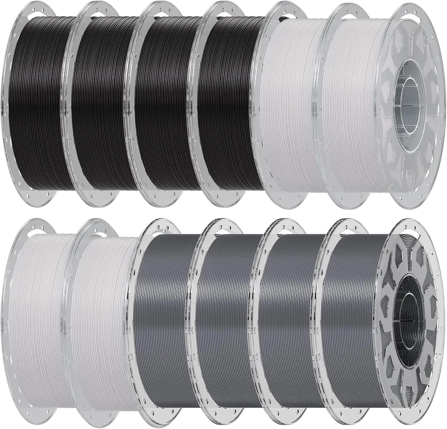 ^For PLA Filament 1.75mm, 3D Printer Filament Bundle, Enhanced Toughness No Warp, Accuracy ±0.03mm Printing for Most 3D Printers