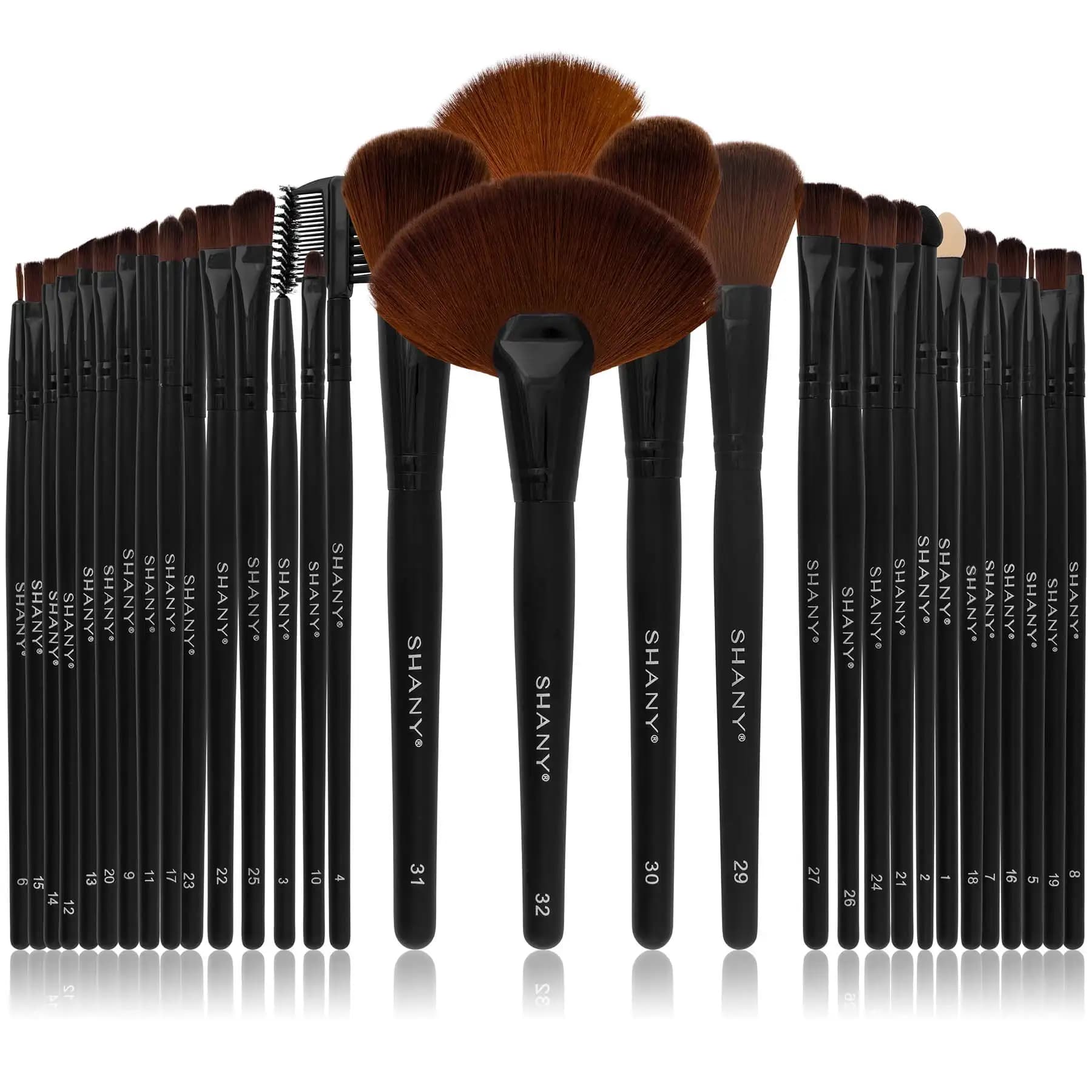 Makeup Brushes Cosmetic Brushes Set for Premium Synthetic Powder Foundation, Correctors, Shades