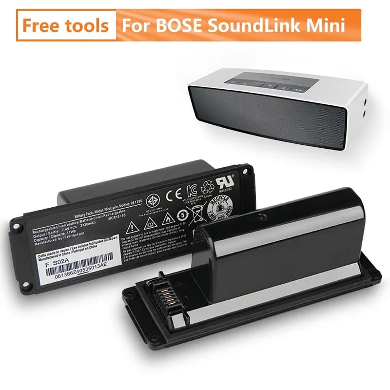 Batteria sostitutiva 061384 063404 063287 061386 061385 Per batteria altoparlante Bluetooth BOSE SoundLink Mini I 2330mAh