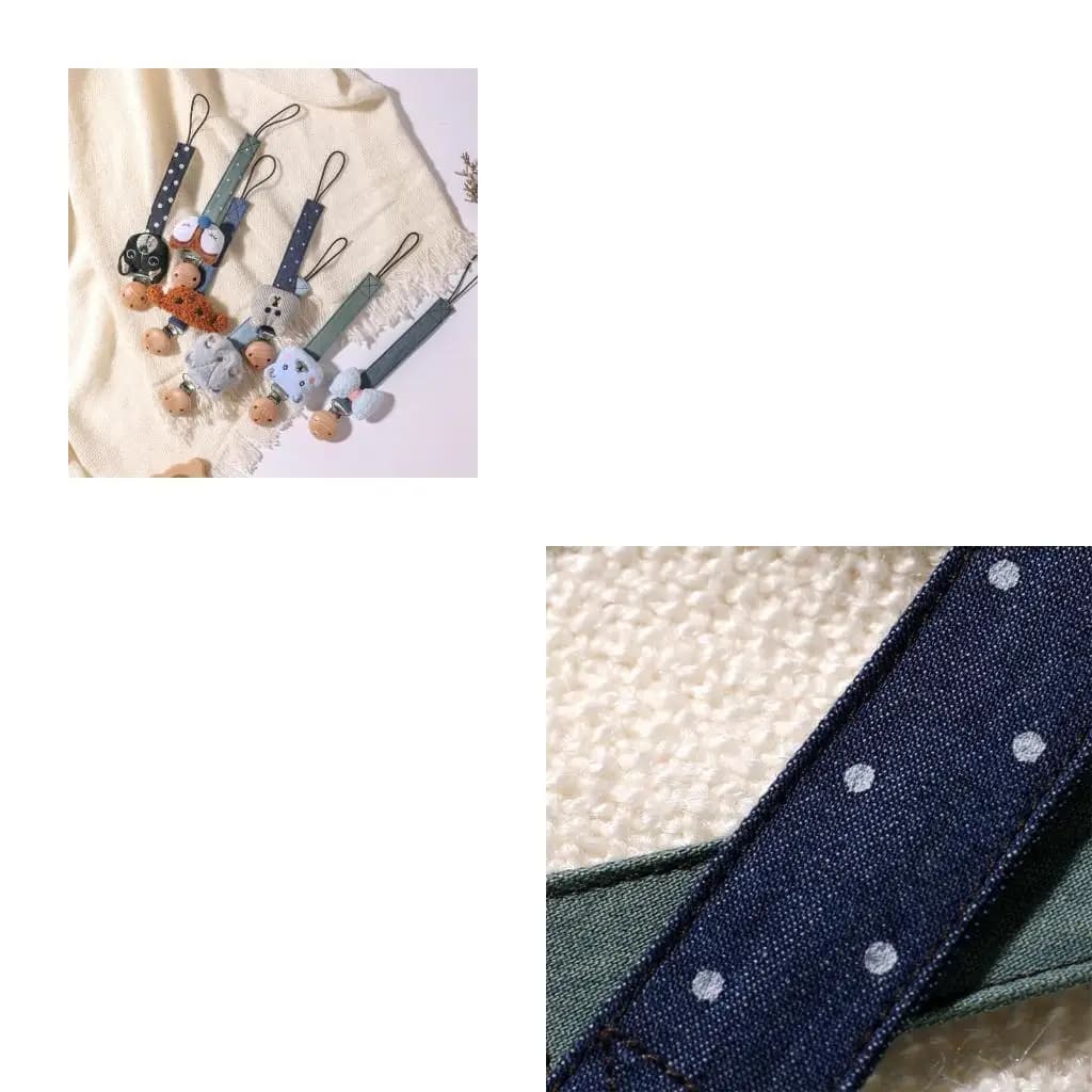 Elegante catena del ciuccio per neonati, neonati che calpesta corda giocattolo della catena antidrota della catena da doccia
