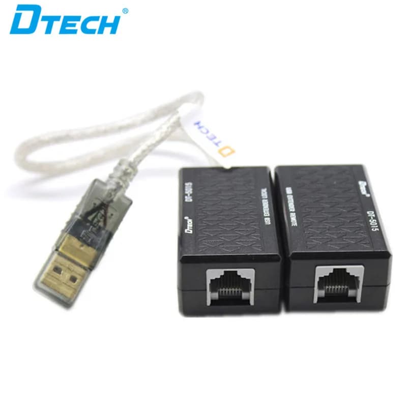 Extender micro USB 60M via patch cable Cat5/5e/6 Plug & Play USB 1.1 extension cable for webcam printer camera