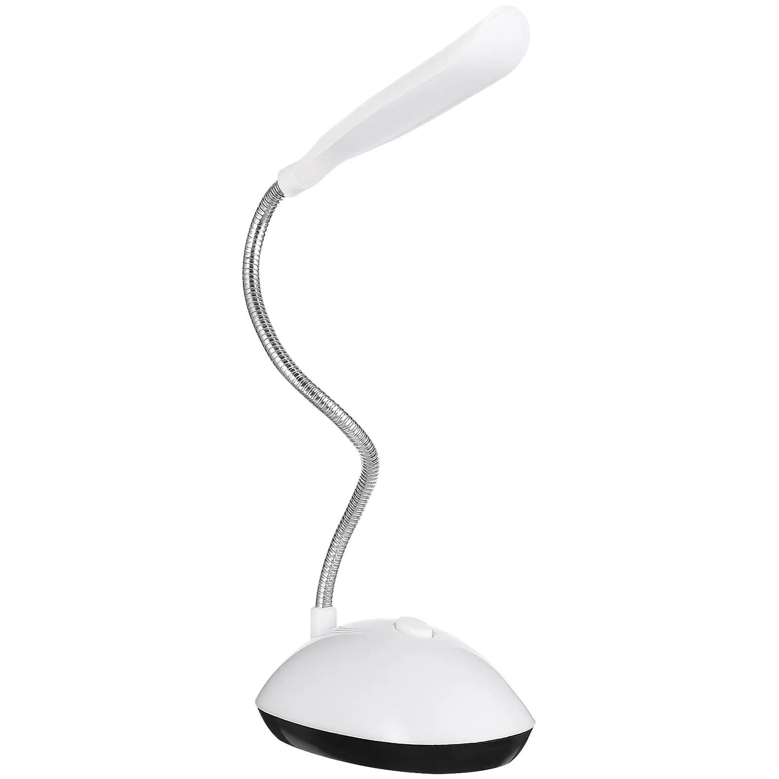 Lampada da Scrivania LED Compatta, Luce da Tavolo Portatile e Leggera per Studio, Camera da Letto, Ufficio, Illuminazione Notturna, Alimentata a Batteria