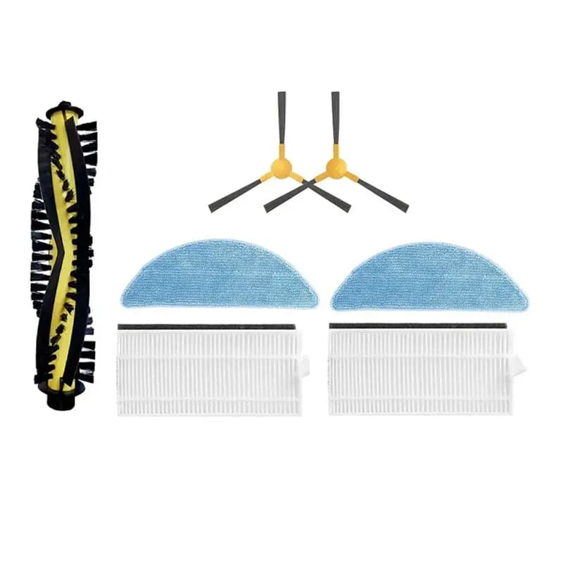 diADORN di7 Robot Accessories Parts Vacuum Cleaner IKOHS Netbot S15 / Polaris PVCR 3300 IQ: Main Brush, Side Brush, HEPA Filter, Mocio Accessories