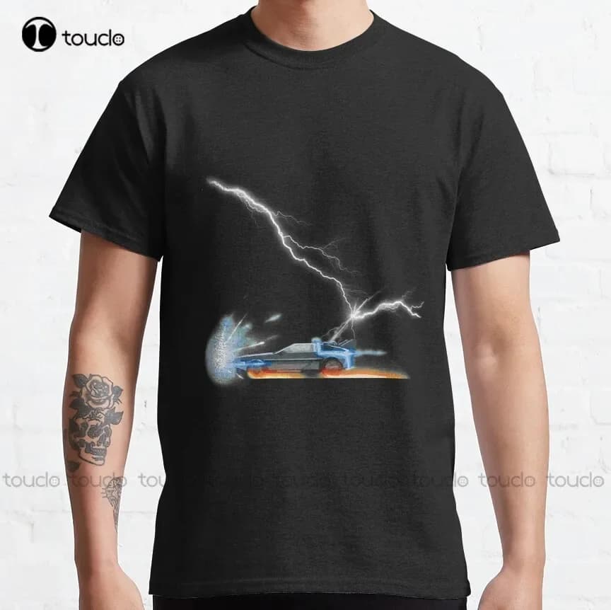 Back to the future - Back to the future Classic T-Shirt men's golf shirts Custom aldult Teen unisex digital printing xs-5xl