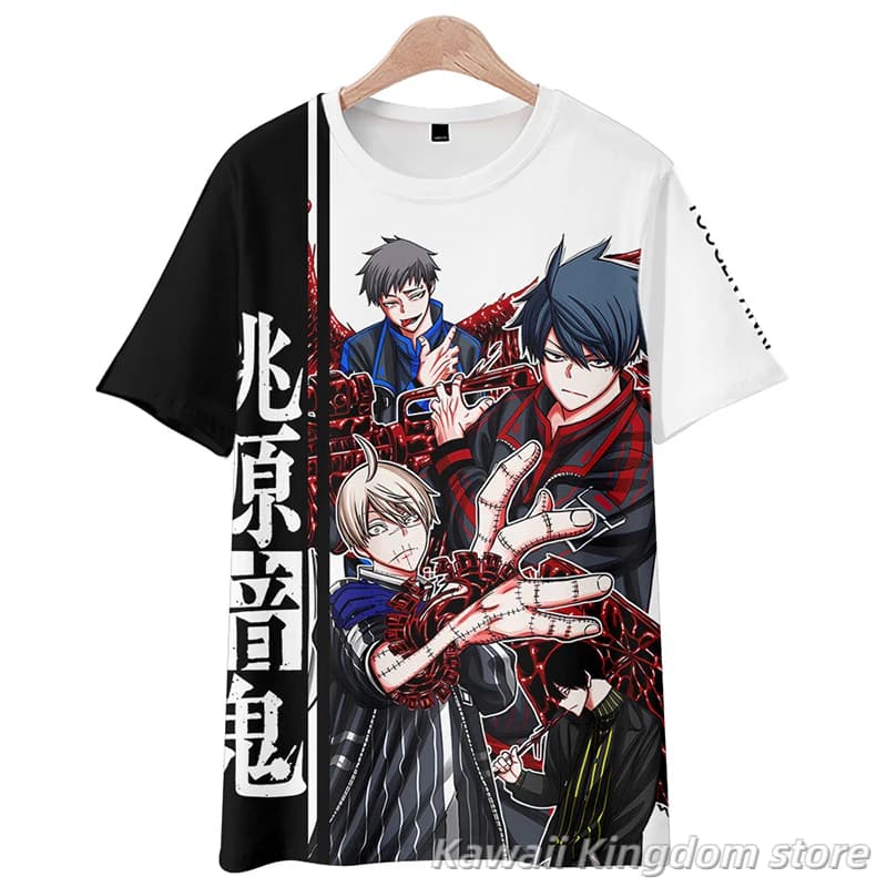 3D Togen Anki Ko kenniszaki Jin Anime T Shirt Estate Uomo T-shirt Casual Donna Girocollo Manica corta Tees