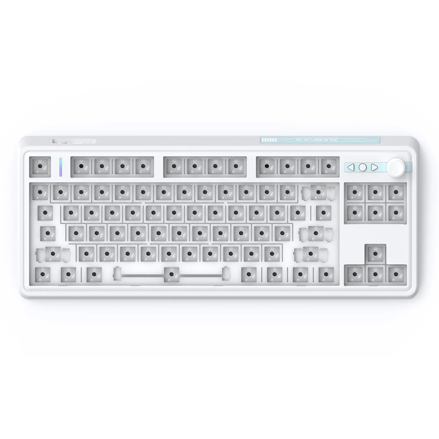 Kit tastiera meccanica personalizzata LS01: wireless trimodale, manopola programmabile, PCB sostituibile a caldo e retroilluminazione RGB