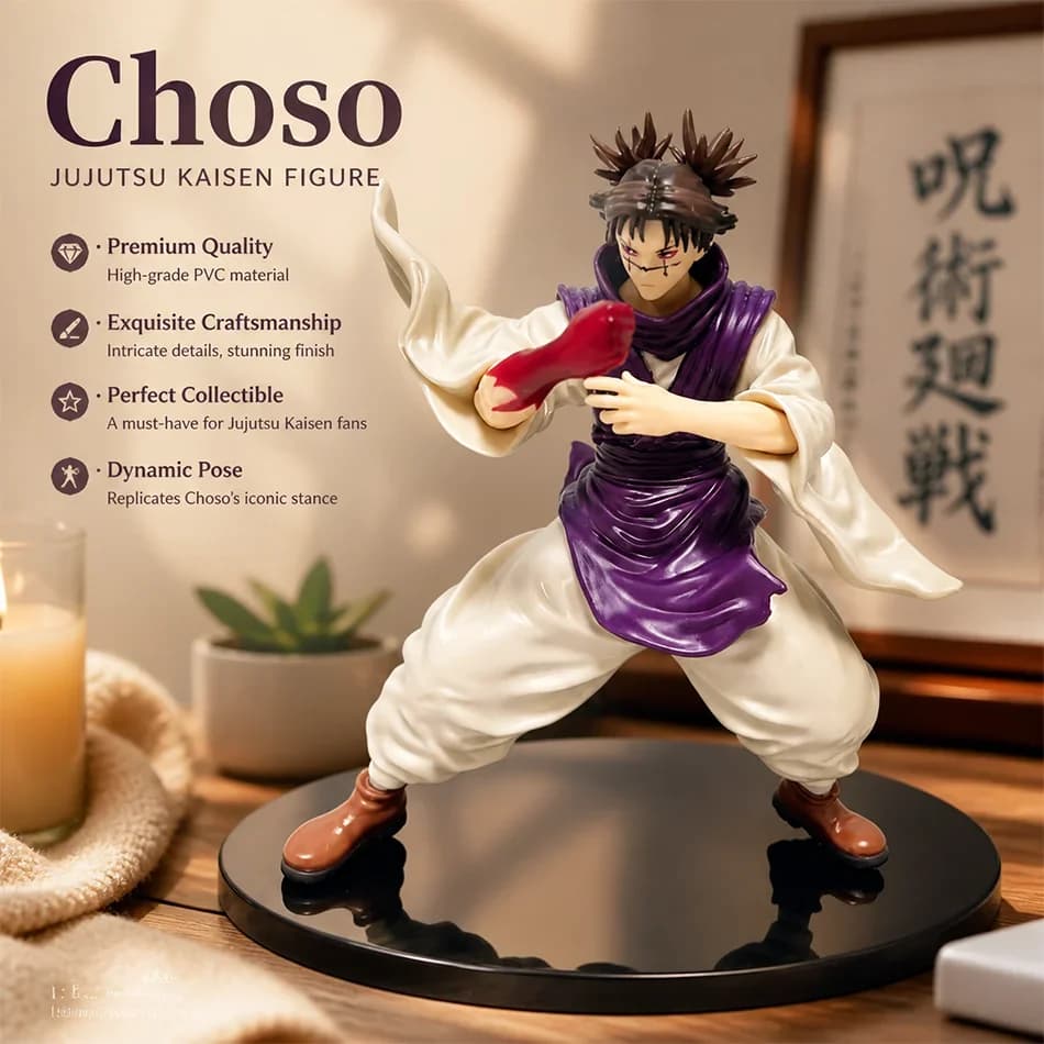 17cm Jujutsu Kaisen Choso Battle Version Figure PVC Model High Quality Collectible Doll Anime Figurine Kids Fans Birthday Gift
