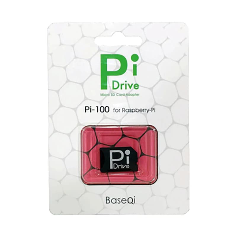 BaseQi Per Raspberry Pi Adattatore per scheda Micro SD/TF a SD Lettore di schede di memoria in plastica