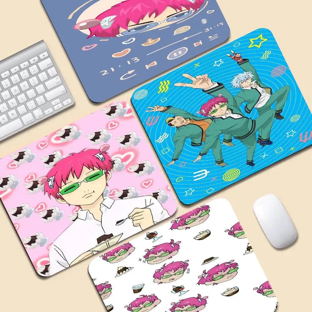 Tappetino per mouse Hot Anime S-SaikiS K, accessori da gaming, tappetino da scrivania per tastiera PC gamer, tappetino in gomma piccolo per laptop