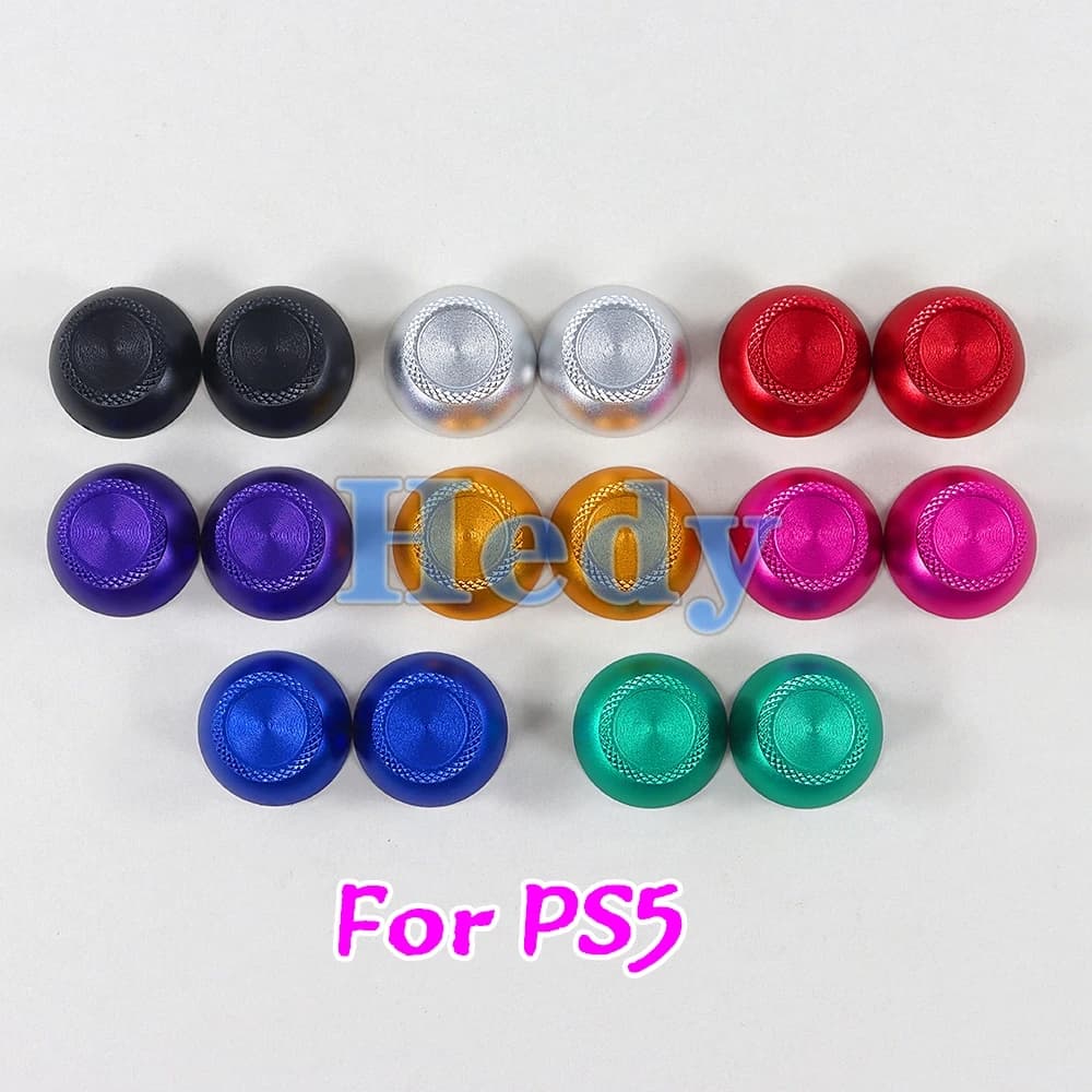 Set di 1 cappuccio in alluminio per joystick analogico, impugnatura per le dita, per controller PS5, gamepad, accessori per le dita.