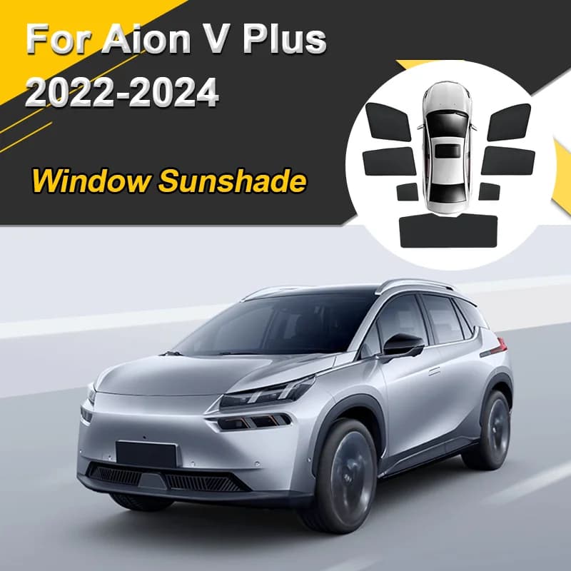 Car Sun Shades For Aion V Plus 2022 2023 2024 Sunshades Heat Insulation Window Curtain Mesh Windshield Visors Auto Accessories