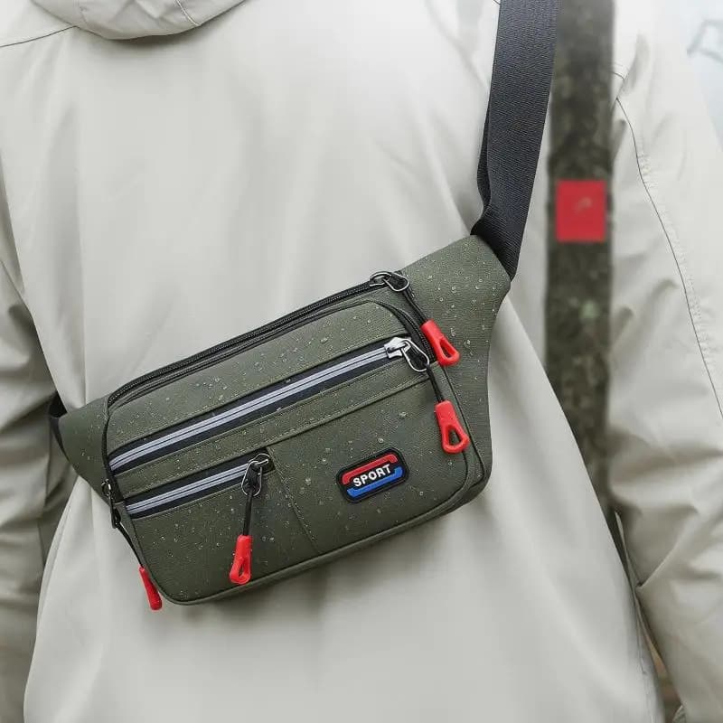 Waterproof Running Belt with Convenient Money Wallet and Adjustable Waist Pouch