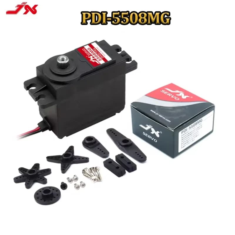 JX Servo PDI-5508MG 55.6g 8.2kg Coreless Metal Gear Servo digitale per elicottero RC auto camion Buggy Robot braccio barca
