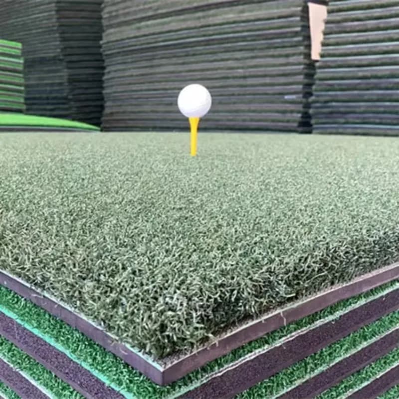 Campo di guida Tee Turf Simulatore per interni Chipping Swing Golf Tappetino invernale per colpire