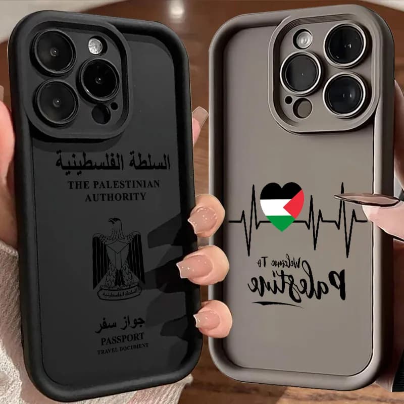 Palestina Passaporto Amore Custodia morbida in silicone per iPhone 17 11 15 16 13 Pro Max 14 Plus 12 16 Pro 16E 17AIR Custodia antiurto per telefono