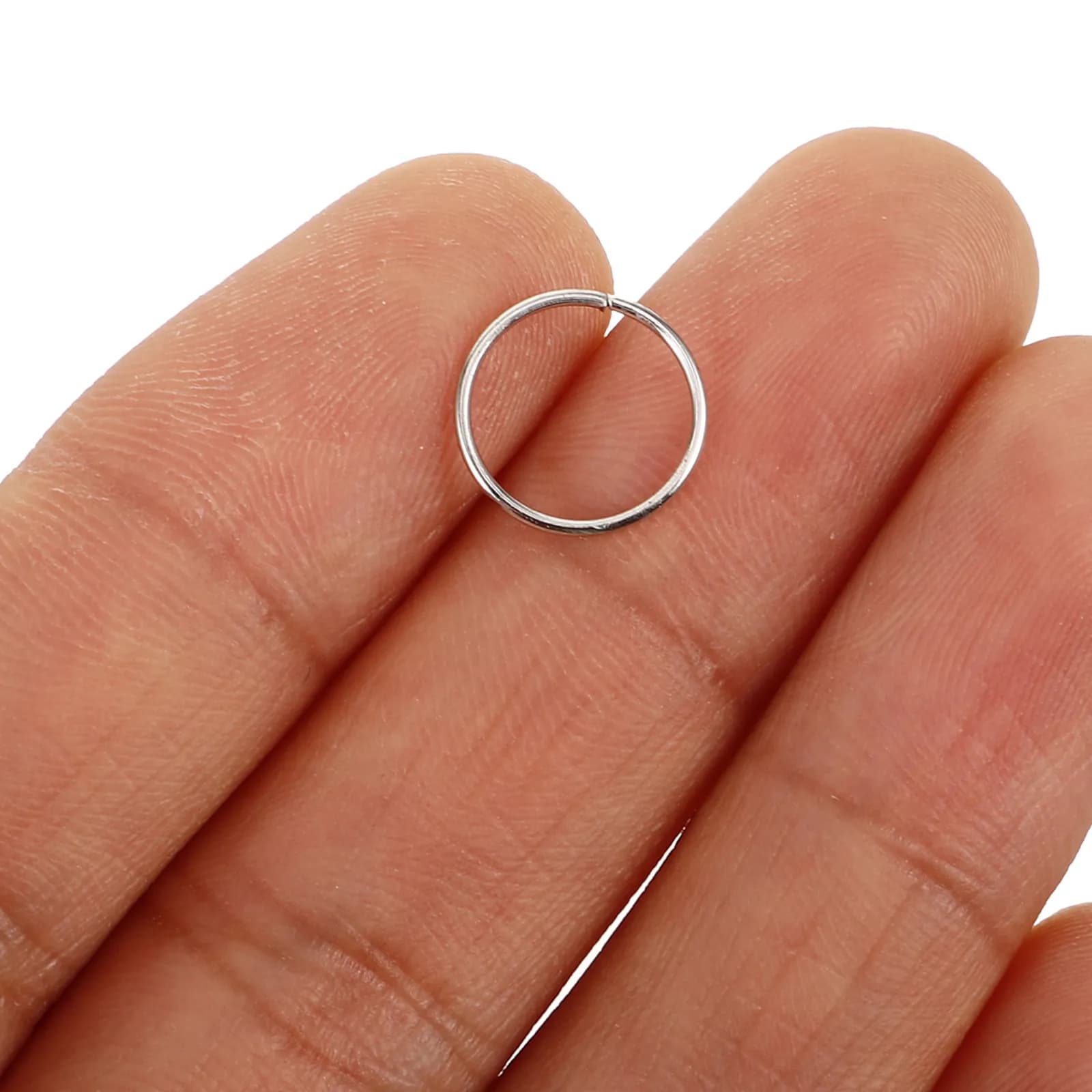 1200 Pezzi Anelli Aperti in Metallo, Connettori Multiuso in Ferro per Creazione di Gioielli Fai-da-Te, Forniture per Riparazione di Bracciali e Collane