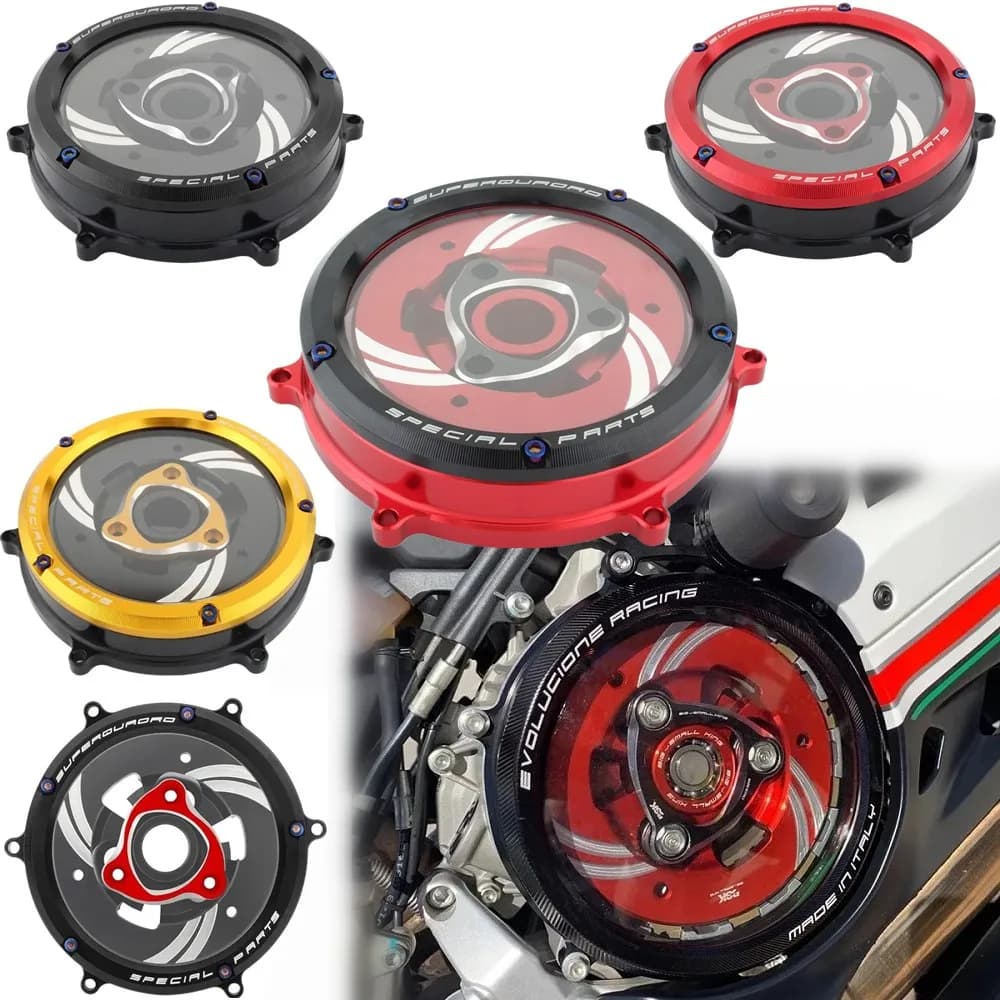 Moto Chiarezza Derby Motore Frizione Copertura Timer Protezione Temporizzazione Manovella Statore Cap Per Ducati Panigale959 1299 1199 12-19