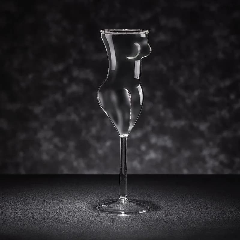 Creative Cocktail Glass Body Shape Whiskey Goblet Wine Shot Funny Beer Cup for Party Home Bar KTV Nightclub Bar Tool