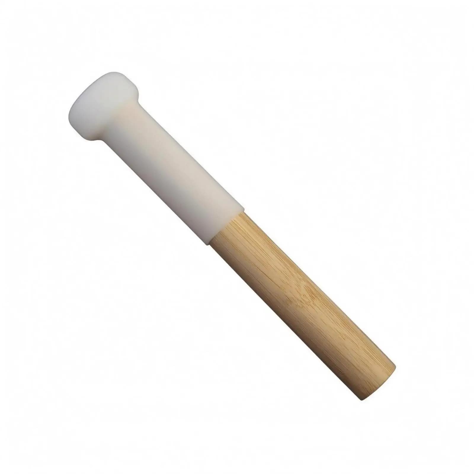 Silicone Mallet Singing Bowl Music Stick Rubber Tip Wooden Grip Sound Bowl Accessory for Bowl Playing