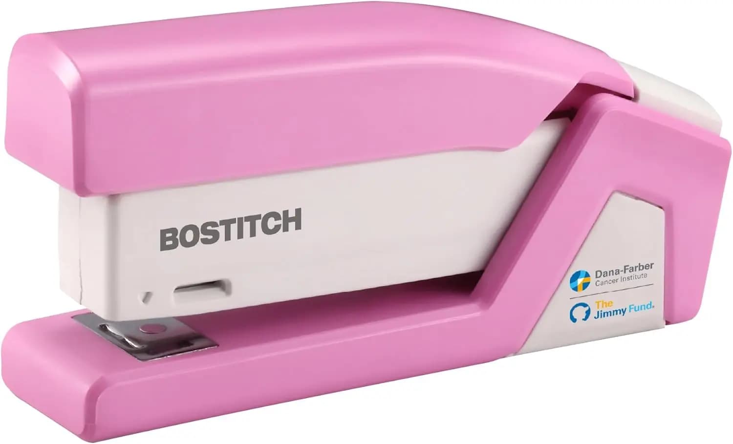 Cucitrice Compatta a Molla, 3-in-1, Mezza Striscia, Capacità 20 Fogli, BCA Rosa