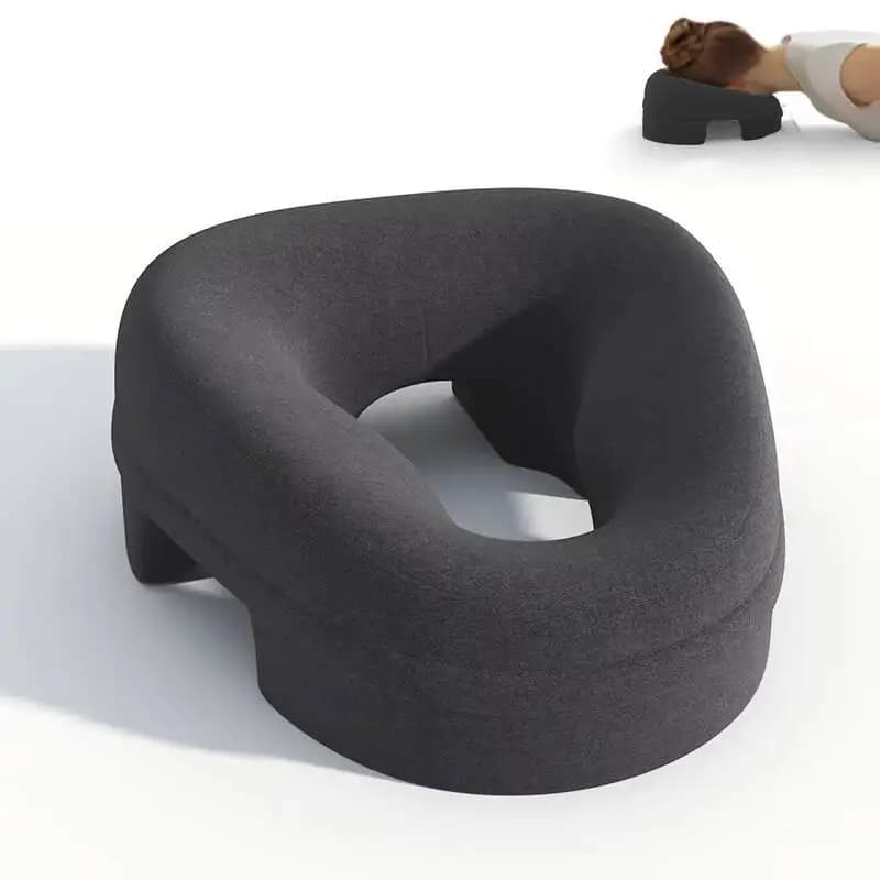 Nuova ergonomia sdraiata cuscino per la testa memory foam traspirante cuscino di supporto per il riposo massaggio del corpo cuscino per il riposo del viso per il salone di bellezza