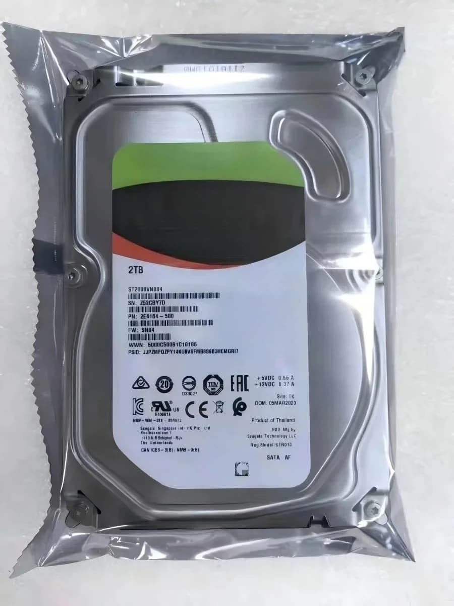 2TB NAS HDD ST2000VN004, CMR 7x24 Enterprise Network Storage