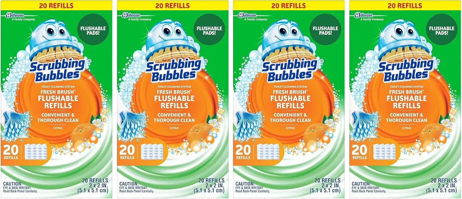 Ricariche per la pulizia del WC, Pastiglie detergenti per WC Fresh Brush Cleaner, Rimuove il calcare