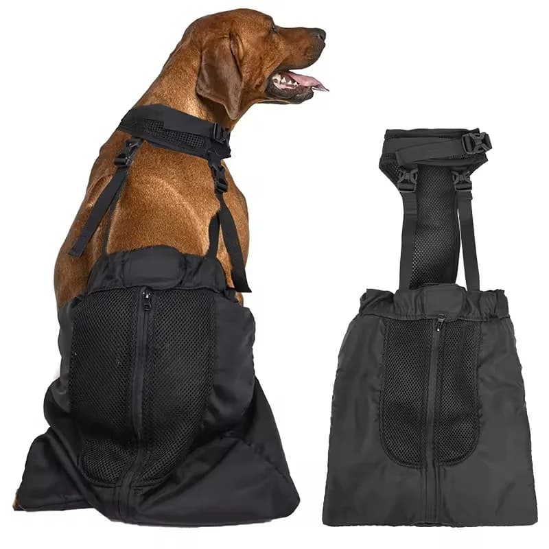 Borsa da trasporto per animali domestici con ruote, regolabile, protettiva per zampe posteriori, per proprietari di cani feriti