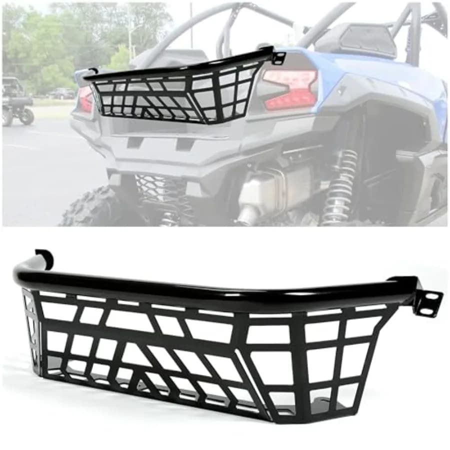 Custodia per letto cargo in acciaio con portellone posteriore per Kawasaki Teryx KRX 20202025 1000 e 20232025 KRX4 1000 Bagagli verniciati a polvere nera