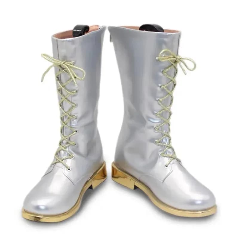 Kpop Demon Slayer Zoey Rumi Mira Stivali Cosplay Scarpe durevoli Scarpe futuristiche gotiche Cyber Metaverse