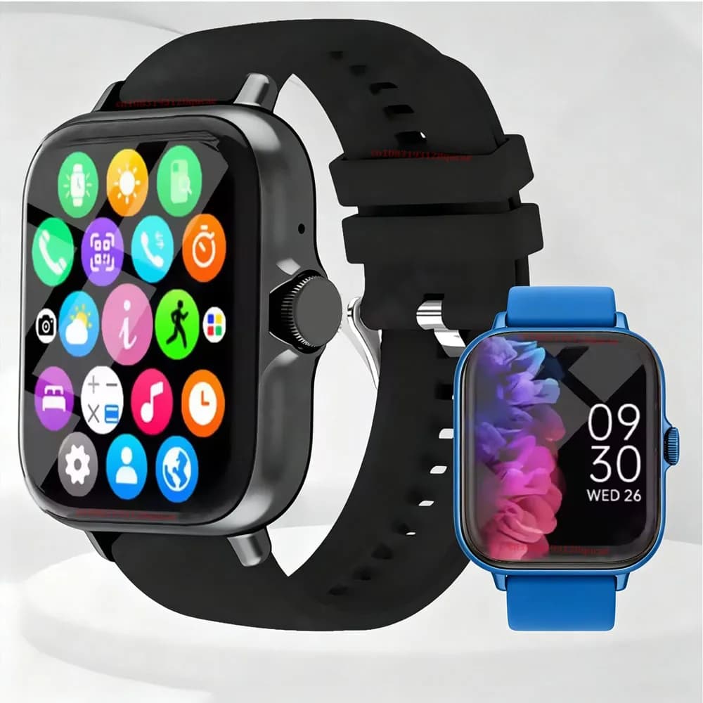 Smartwatch per Uomo e Donna 2.01'' Impermeabile, Orologio Fitness Sportivo, Risposta alle Chiamate, Monitoraggio del Sonno, Contapassi, Notifiche, Nuovo