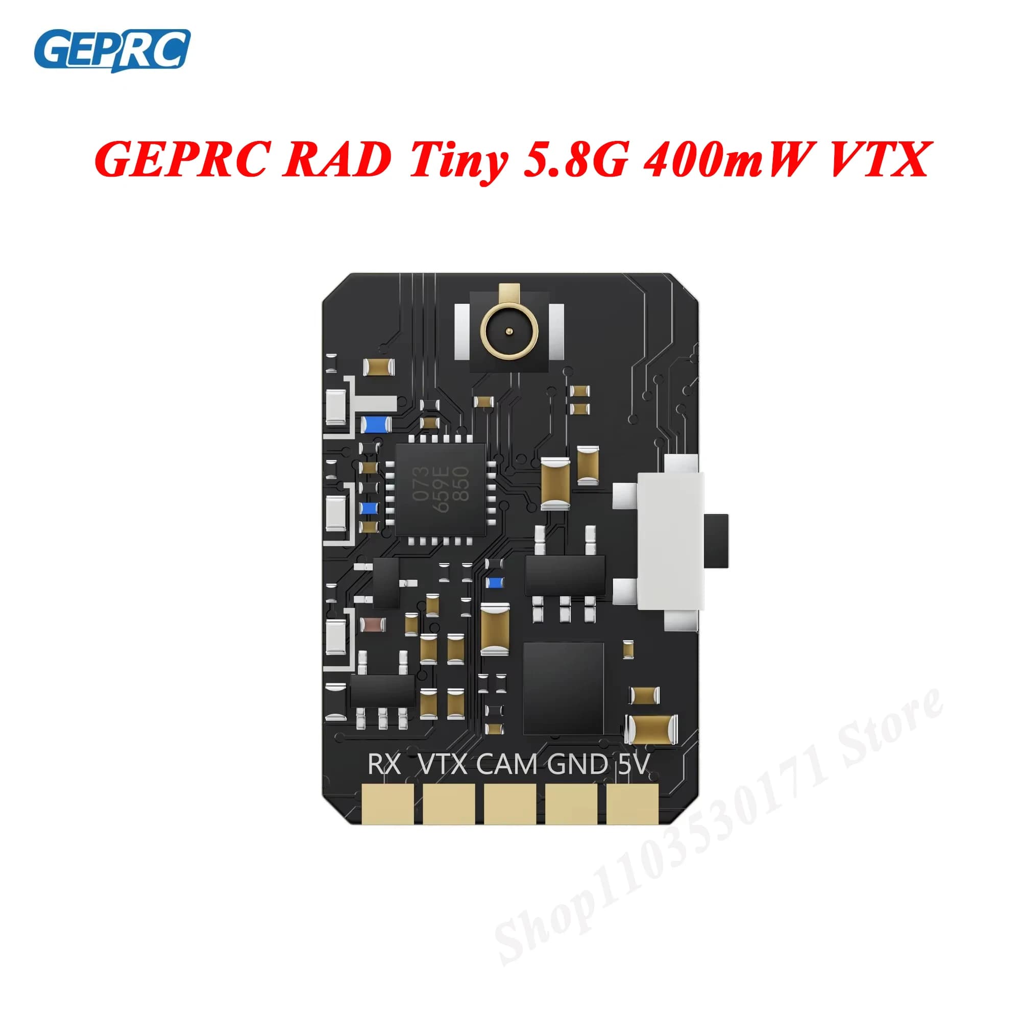 GEPRC RAD Tiny 5.8G 400mW VTX Trasmettitore VTX Play Racing FPV Drone RC FPV Trasmettitore Multicopter Attacco