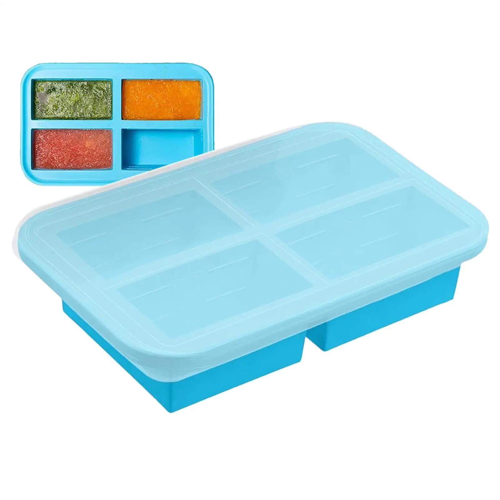 Stampi in silicone per congelatore, antiscivolo, riutilizzabili, vassoio in silicone per congelatore, per la casa, per amici e famiglia, per cucinare, per congelare cocktail